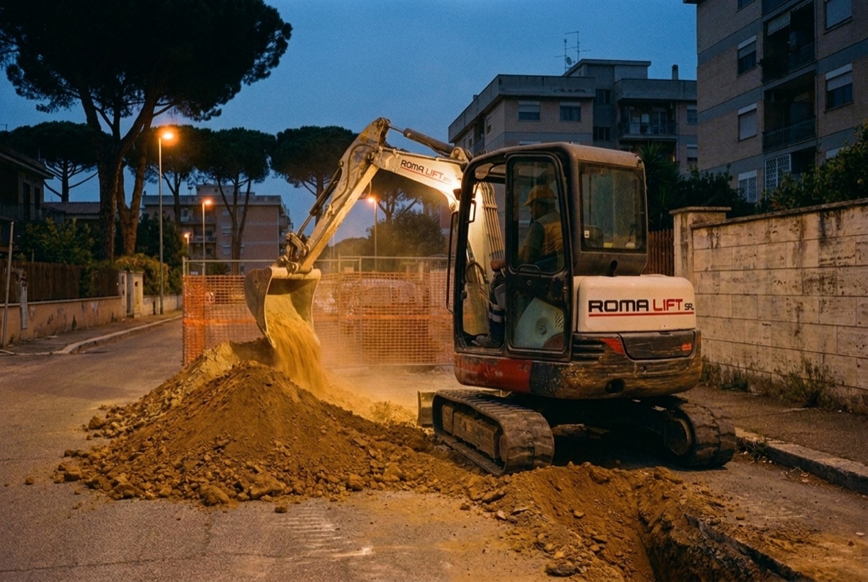 Mini escavatori Roma Lift