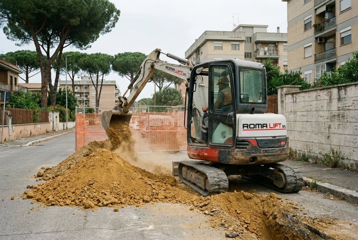 Mini escavatori Roma Lift